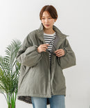 【C-FORT POINT/フォートポイント】リバーシブルスタンドブルゾン