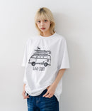 【HEAT BLOCKER/ヒートブロッカー】【まるで着る日傘！遮熱＆UVカット】コットンライク プリントTシャツ レトロサーフ 吸水速乾 アンチピリング イージーケア ユニセックス