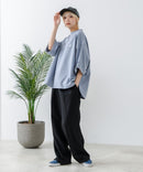 【BEVERLY HILLS POLO CLUB/ビバリーヒルズポロクラブ】ミニ裏毛 ロールアップTシャツ zo