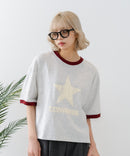 【CONVERSE/コンバース】発泡プリント 配色リンガーＴシャツ ❘ジーンズメイト公式オンラインショップ
