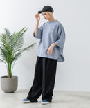 【BEVERLY HILLS POLO CLUB/ビバリーヒルズポロクラブ】ミニ裏毛 ロールアップTシャツ zo