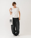 【HANES/ヘインズ】【独自製法で生み出したこだわりの白】SHIRO for HER クルーネックＴシャツ 綿100% 無地 シンプル 美シルエット すっきり見え コンパクトシルエット タグレス仕様 ブラインドステッチ ❘ジーンズメイト公式オンラインショップ