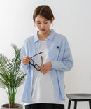 【U.S. POLO ASSN./ユーエスポロアッスン】ワンポイントロゴ刺繍 ブロードシャツ