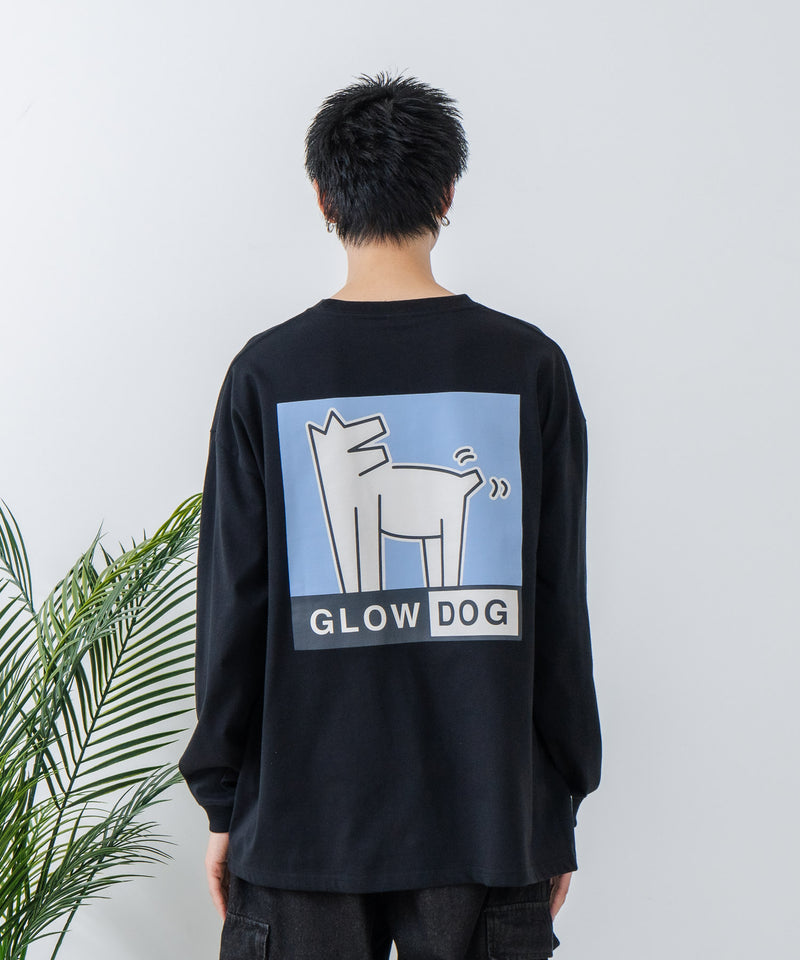 【GLOW DOG/グロウドッグ】ブランドロゴ DOGアイコン バックプリント ロンT