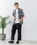 カットジョーゼット タックイージーパンツ 吸水速乾 接触冷感 ストレッチ 軽量 イージーケア UVカット BLUE STANDARD ブルースタンダード