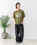 【HEAT BLOCKER/ヒートブロッカー】【まるで着る日傘！遮熱＆UVカット】コットンライク プリントTシャツ レトロサーフ 吸水速乾 アンチピリング イージーケア ユニセックス