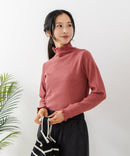 【C-FORT POINT/フォートポイント】リブハイネック ニットプルオーバー