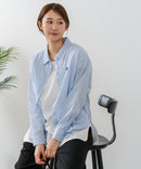 【U.S. POLO ASSN./ユーエスポロアッスン】ワンポイントロゴ刺繍 ブロードシャツ