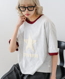 【CONVERSE/コンバース】発泡プリント 配色リンガーＴシャツ ❘ジーンズメイト公式オンラインショップ