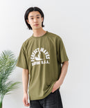 【HEAT BLOCKER/ヒートブロッカー】【まるで着る日傘！遮熱＆UVカット】コットンライク プリントTシャツ レトロサーフ 吸水速乾 アンチピリング イージーケア ユニセックス