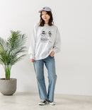 【C-FORT POINT/フォートポイント】アニマル ロゴプリント スウェットトレーナー