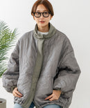 【C-FORT POINT/フォートポイント】リバーシブルスタンドブルゾン