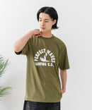 【HEAT BLOCKER/ヒートブロッカー】【まるで着る日傘！遮熱＆UVカット】コットンライク プリントTシャツ レトロサーフ 吸水速乾 アンチピリング イージーケア ユニセックス