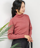 【C-FORT POINT/フォートポイント】リブハイネック ニットプルオーバー