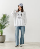 【C-FORT POINT/フォートポイント】アニマル ロゴプリント スウェットトレーナー