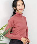 【C-FORT POINT/フォートポイント】リブハイネック ニットプルオーバー