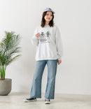 【C-FORT POINT/フォートポイント】アニマル ロゴプリント スウェットトレーナー