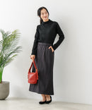 【C-FORT POINT/フォートポイント】リブボトルネック ニットプルオーバー