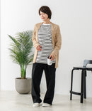 【C-FORTPOINT/フォートポイント】シャリシャリ　シアーロングカーディガン