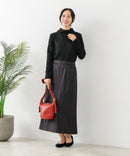 【C-FORT POINT/フォートポイント】リブボトルネック ニットプルオーバー