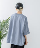 【BEVERLY HILLS POLO CLUB/ビバリーヒルズポロクラブ】ミニ裏毛 ロールアップTシャツ zo