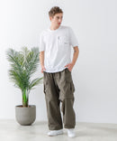 ZEROSTAIN 胸ポケット 刺繍Tシャツ 汗染みの目立ちにくいTシャツ 防汚 ＵＶカット アニマル おじさん ビール アメ車