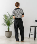 【U.S. POLO ASSN./ユーエスポロアッスン】ワンポイントロゴ刺繍 バイカラーニットポロシャツ