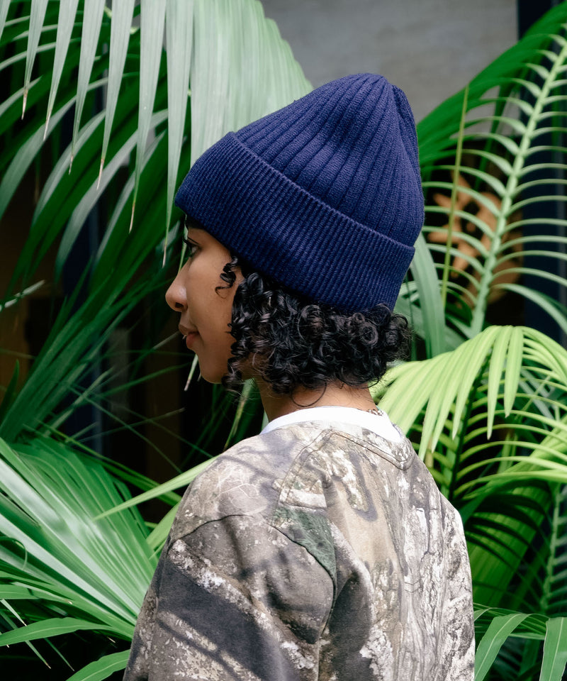 【BEVERLY HILLS POLO CLUB/ビバリーヒルズポロクラブ】ワンポイントロゴ 刺繍 ニットキャップ