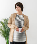 【C-FORTPOINT/フォートポイント】シャリシャリ　シアーロングカーディガン