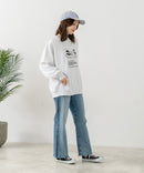 【C-FORT POINT/フォートポイント】アニマル ロゴプリント スウェットトレーナー