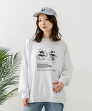 【C-FORT POINT/フォートポイント】アニマル ロゴプリント スウェットトレーナー