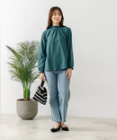 【FORT POINT/フォートポイント】シャーリング ハイネック トップス