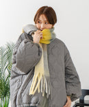 【C-FORTPOINT/フォートポイント】フリンジ使いマフラー