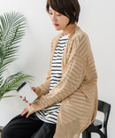 【C-FORTPOINT/フォートポイント】シャリシャリ　シアーロングカーディガン