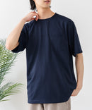 【HEAT BLOCKER/ヒートブロッカー】【まるで着る日傘！遮熱＆UVカット】コットンライク 胸ポケットTシャツ 吸水速乾 アンチピリング イージーケア ユニセックス