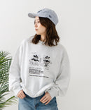 【C-FORT POINT/フォートポイント】アニマル ロゴプリント スウェットトレーナー