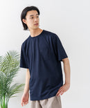 【HEAT BLOCKER/ヒートブロッカー】【まるで着る日傘！遮熱＆UVカット】コットンライク 胸ポケットTシャツ 吸水速乾 アンチピリング イージーケア ユニセックス