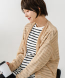 【C-FORTPOINT/フォートポイント】シャリシャリ　シアーロングカーディガン