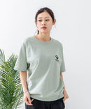 【CONVERSE/コンバース】ミニ裏毛 5分袖 スウェットトレーナー zo