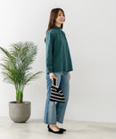 【FORT POINT/フォートポイント】シャーリング ハイネック トップス