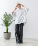 【BEVERLY HILLS POLO CLUB/ビバリーヒルズポロクラブ】ミニ裏毛 ロールアップTシャツ zo