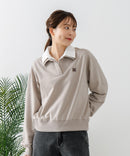 【C-FORT POINT/フォートポイント】2枚襟 スウェットポロトレーナー