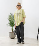 【DISCUS/ディスカス】ヘビーウェイト カレッジロゴプリントTシャツ ルーズシルエット