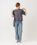 【HANES/ヘインズ】【ヘビーウェイト（肉厚）のコットン100％生地】1P BEEFY-T for HER クルーネックTシャツ 半袖 無地 シンプル タフ すっきり見え ボクシーシルエット タグレス仕様 ❘ジーンズメイト公式オンラインショップ