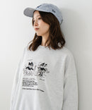 【C-FORT POINT/フォートポイント】アニマル ロゴプリント スウェットトレーナー