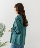 【FORT POINT/フォートポイント】シャーリング ハイネック トップス