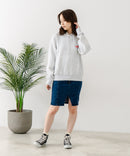 【CONVERSE/コンバース】発泡ロゴ グラフィック スウェットパーカー