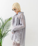 【BEVERLY HILLS POLO CLUB/ビバリーヒルズポロクラブ】ワンポイント刺繍 シアーシャツ zo