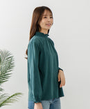 【FORT POINT/フォートポイント】シャーリング ハイネック トップス