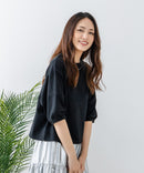 【汗染みの目立ちにくいTシャツ ZEROSTAIN/ゼロステイン】バルーン袖Tシャツ レディース 撥水・汗染み防止 多機能Tシャツ zo